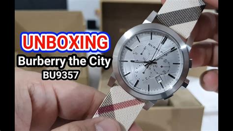 bu9357 burberry watch|Unboxing and review .